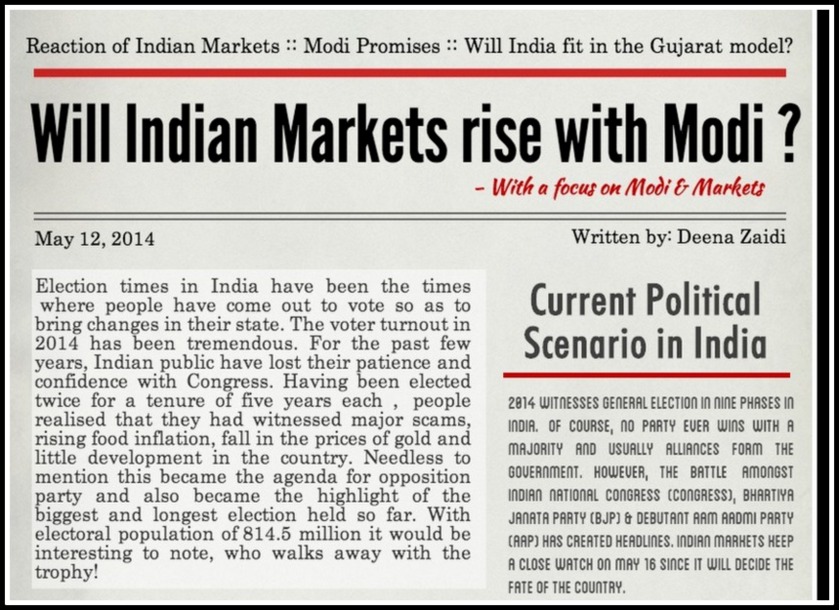 Will Indian Markets Rise with Modi?