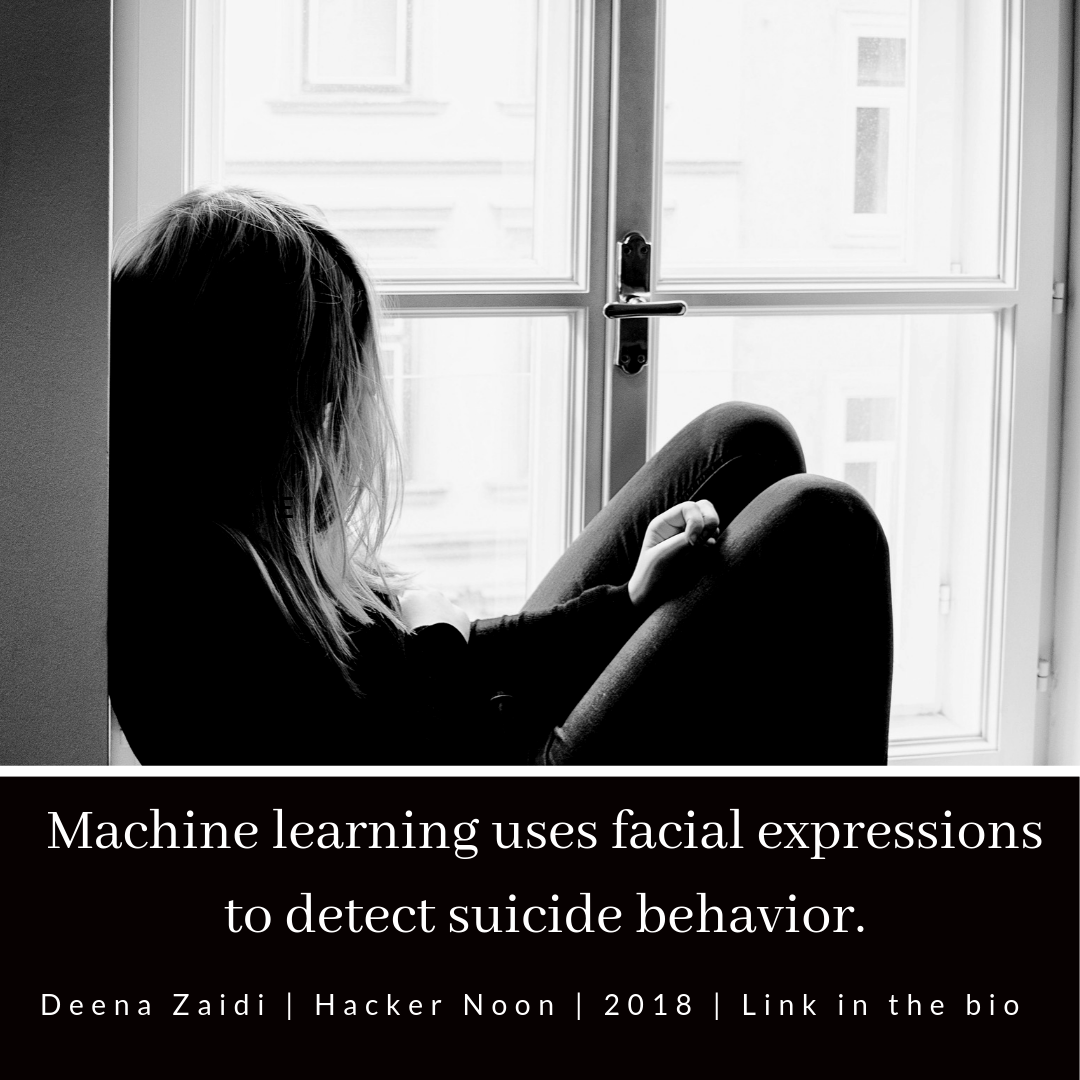 Machine Learning uses facial expressions to detect suicidal behavior